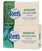 Tom's of Maine Natural Deodorant Body Bar
