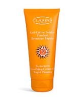 Clarins Sunscreen Smoothing Cream-Gel Rapid Tanning SPF 10