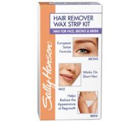 Sally Hansen Hair Remover Wax Strip Kit for Face