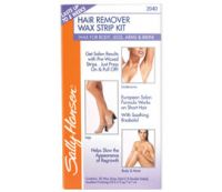 Sally Hansen Hair Remover Wax Strip Kit For Body, Legs, Arms & Bikini