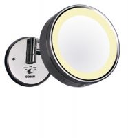 Conair Wall Mount Mirror with 5x Magnification and Variable Lighting