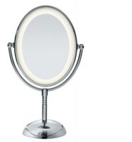Conair Oval Polished Chrome Double-Sided Lighted Mirror
