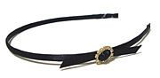 Dominique Duval Skinny Girl Headband With a Twist and Buckle