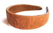Dominique Duval Rustic NYC Leather Headband