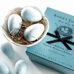 Gianna Rose Atelier Ivory Egg Soaps in Nest Dish