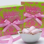Gianna Rose Atelier Pink Egg Soaps in Nest Dish