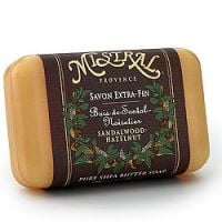 Mistral Sandalwood Hazelnut French Shea Butter Soap
