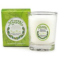 Mistral Green Fig Faceted Glass Candle