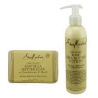 Shea Moisture Raw Shea Soap and Lotion