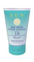 Alba Aloe Vanilla Mineral Sunscreen SPF 18