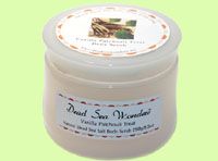 Dead Sea Wonders Vanilla Patchouli Treat Body Scrub