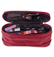 Mark marc Expandable Red Cosmetics Case