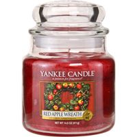Yankee Candle Company Red Apple Wreath Housewarmer Jar Candle