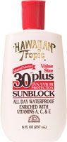 Hawaiian Tropic 30 Plus Sunblock