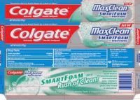 Colgate MaxClean with SmartFoam Toothpaste