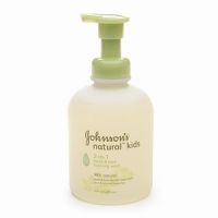 Johnson's Natural Kids 2-in-1 Hand & Face Foaming Wash