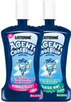 Listerine Agent Cool Blue Pre-Brush Tinting Rinse