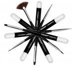 Shany Cosmetics 6PC Professional Nail Brush Set in Black