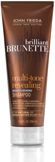 John Frieda Brilliant Brunette Multi-Tone Revealing Moisturising Shampoo with crushed pearls and sweet almond oil