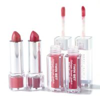 Skinn One Perfect Shade Twin Set Collagen Boost Lipstick & Wet Lips Gloss
