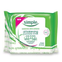 Simple Oil Balancing Cleansing Wipes