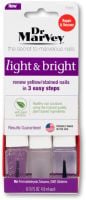 Dr. Marvey's Light & Bright: Renew Yellow/Stained Nails in 3 Easy Steps