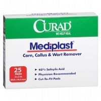 Curad Mediplast Corn, Callus & Wart Remover Pads