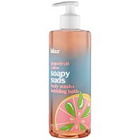 bliss Grapefruit+Aloe Soapy Suds Body Wash + Bubbling Bath