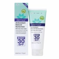 Derma E Antioxidant Natural Sunscreen SPF 30 Body Lotion