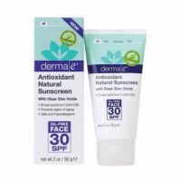 Derma E Antioxidant Natural Sunscreen SPF 30 Oil-Free Face Lotion