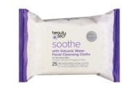 Beauty 360 Soothe Facial Cleansing Cloths with Volcanic Water