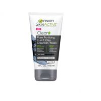 Garnier Clean+ Pore Purifying 2-IN-1 Clay Cleanser/Mask