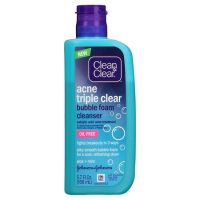 Clean & Clear Acne Triple Clear Bubble Foam Cleanser