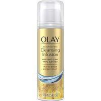 Olay Micropolishing Cleansing Infusion Hydrating Glow Facial Cleanser with Crushed Ginger & Citrus Extract