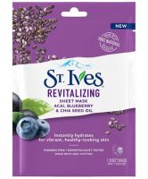 St. Ives Revitalizing Acai, Blueberry & Chia Seed Oil Sheet Mask