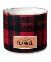 Bath & Body Works Flannel 3-Wick Candle