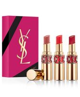 Yves Saint Laurent 3-Piece Rouge Volupte Shine Lipstick Set
