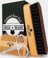 Grow A Beard Beard Brush & Beard Comb Set