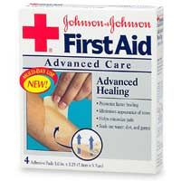 Johnson's First Aid Advanced Care, Advanced Healing Adhesive Pads