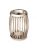 Slatkin & Co. Shiny Silver Slatted Barrel Oil Warmer
