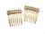 Dominique Duval Bijoux Crystal Comb Set of Two