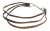 Dominique Duval Skinny Beaded Triple Strap Headband