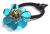 Dominique Duval Water Crystal 'Flower' Pony Holders