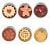 Lori Greiner Set of 6 Home Baked Tin Candles