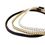 Goody StayPut Flat Elastic Metallic Headwraps