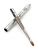 Bloom Cosmetics Aluminum Eye Shadow Brush