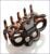 Scunci Covered Hinge Flower-Top Jaw Clip