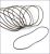 Scunci 10pk 2mm No Damage Elastic Headwrap