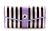 Henri Bendel Centennial Stripe Brush Roll Set