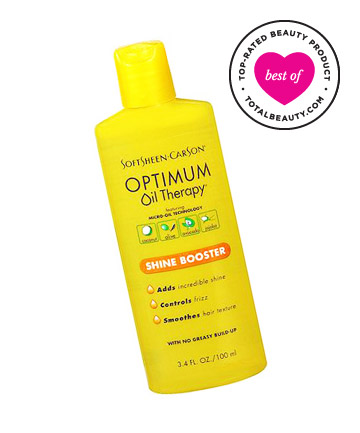 Best Shine Serums and Sprays No. 10: Soft Sheen Carson Optimum Salon Haircare Optimum Oil Therapy Shine Booster, $4.99